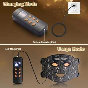 Σιλικόνης LED Μάσκα Προσώπου Φωτοθεραπείας NIR - Image 10